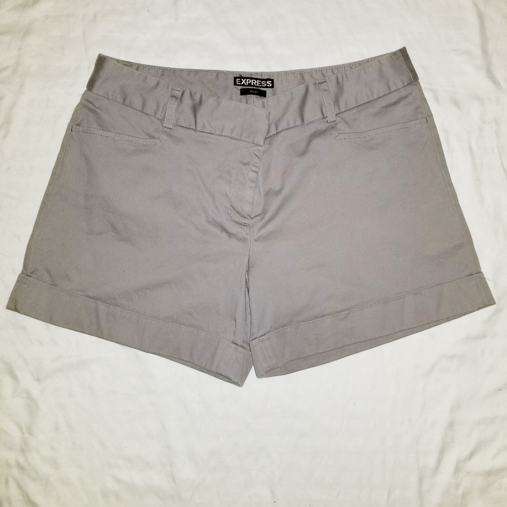 Women's Gray Express Editor shorts